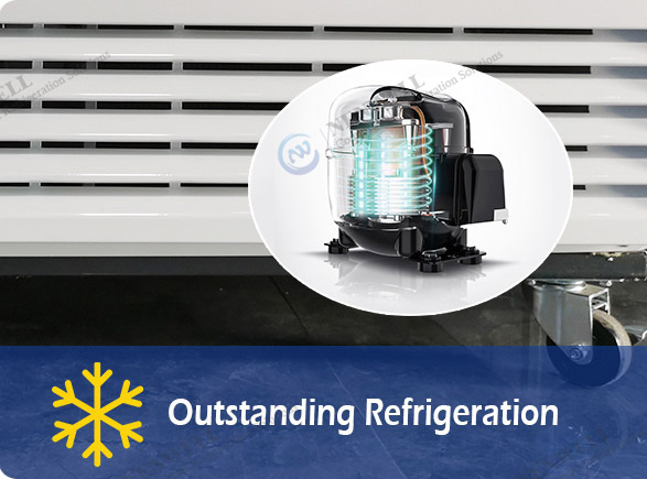 Outstanding Refrigeration | NW-LG1020 triple cooling refrigerator