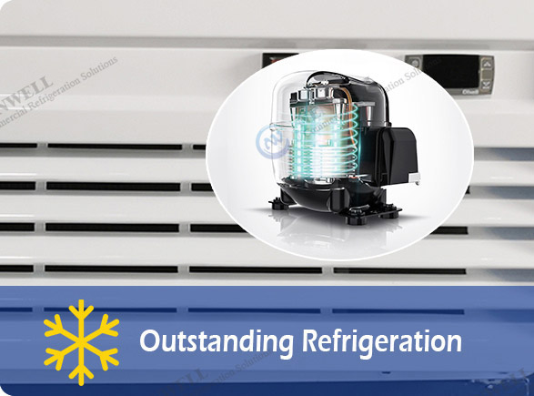 Outstanding Refrigeration | NW-LG2000F commercial quad door fridge