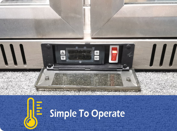 Simple To Operate | NW-LG208B single door bottle cooler