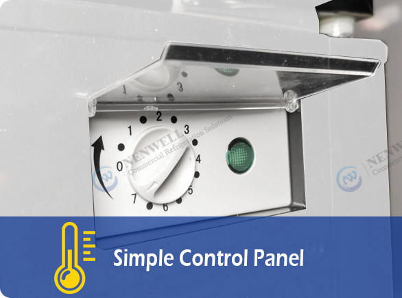 Simple Control Panel | NW-LG220XF-300XF-350XF glass door refrigerator commercial