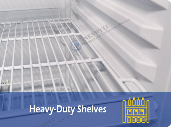 Heavy-Duty Shelves | NW-LG230XF-310XF-360XF single door cooler for sale
