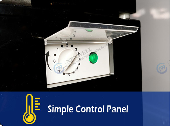 Simple Control Panel | NW-LG232B-282B-332B-382B glass chiller fridge
