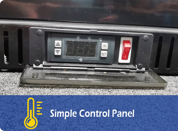 Simple Control Panel | NW-LG252DF-302DF-352DF-402DF upright drinks fridge