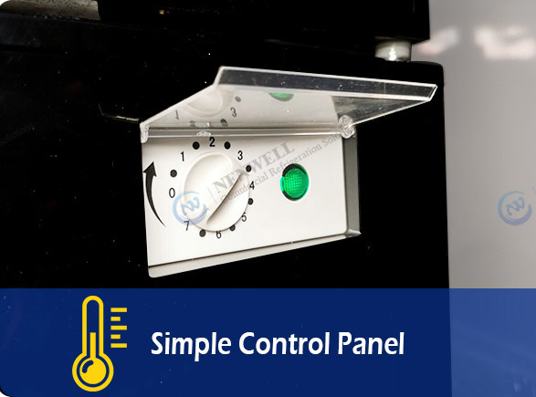 Simple Control Panel | NW-LG268F-300F-350F-430F-660F single door display fridge