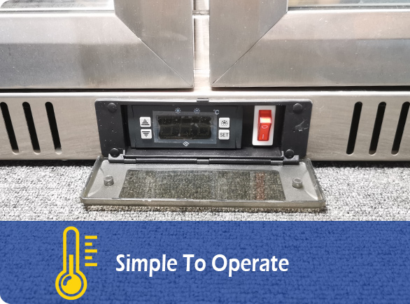 Simple To Operate | NW-LG330B undercounter beverage cooler