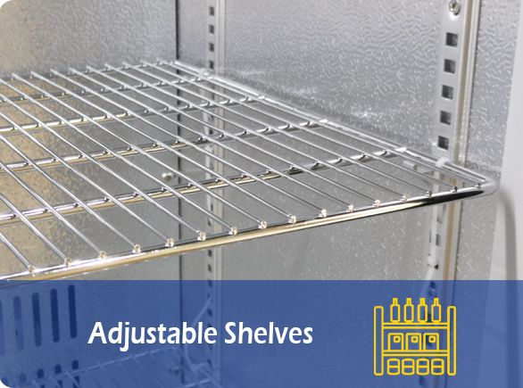 Adjustable Shelves | NW-LG330B undercounter drinks cooler