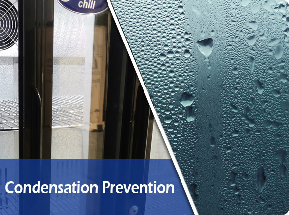 Condensation Prevention | NW-LG330H beer cooler fridge