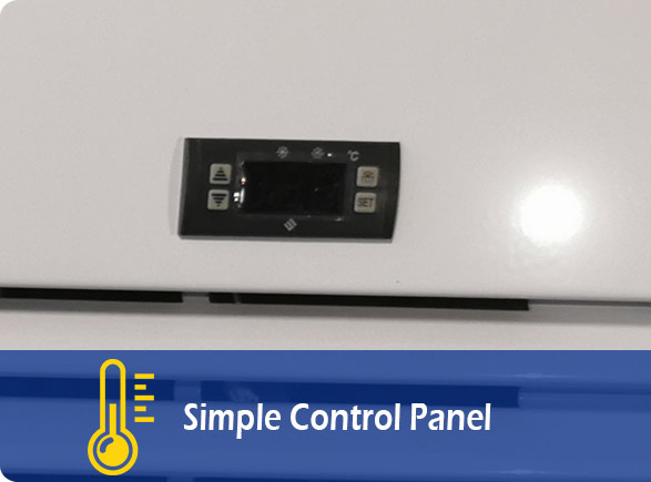 Simple Control Panel | NW-LG400F-600F-800F-1000F upright beverage cooler