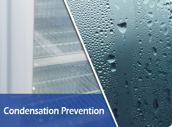 Condensation Prevention | NW-LG400F-600F-800F-1000F beverage cooler