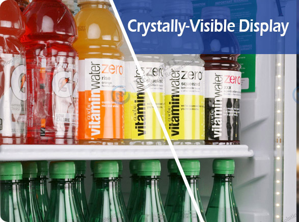 Crystally-Visible Display | NW-LG400S-600S-800S-1000S sliding door refrigerator