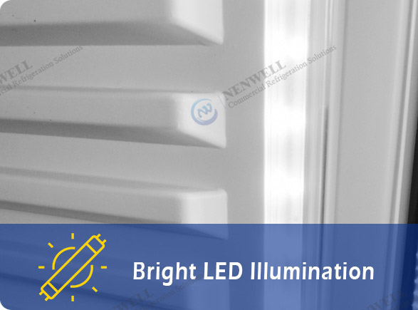 Bright LED Illumination | NW-LG400S-600S-800S-1000S display refrigerator