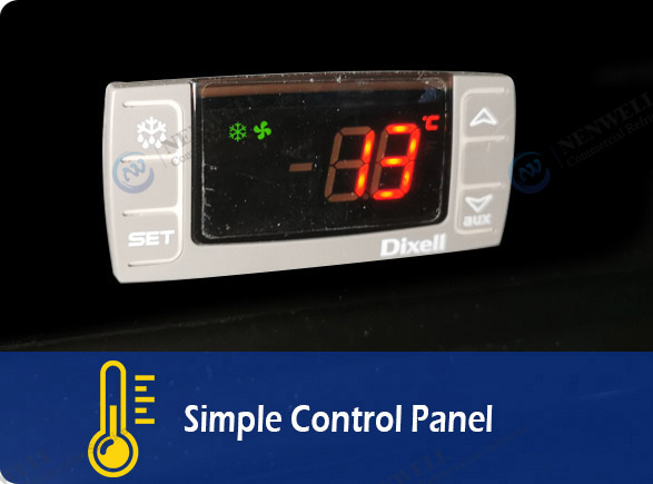 Simple Control Panel | NW-LG420-620-820 upright drinks fridge