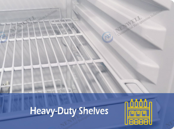 Heavy-Duty Shelves | NW-LG800PFS-1000PFS double sliding door fridge