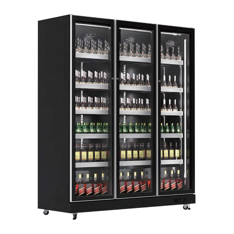 Three Glass Door Beverage Showcse Cooler NW-LSC1070G
