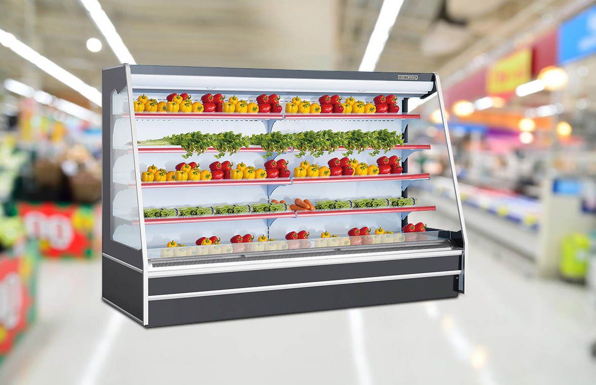 NW-PBG30AF Grocery Store Remote Multideck Vegetable Display Refrigerator
