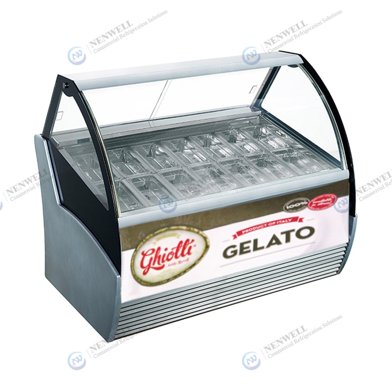 Commercial Ice Cream Dipping Display Cabinets And Freezers