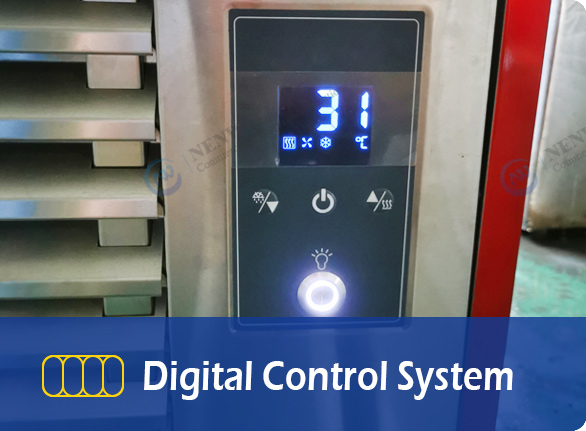 Digital Control System | NW-QD12 commercial ice cream freezer dipping cabinet