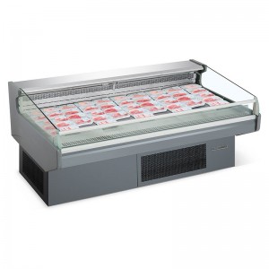Butchery Plug-In Raw Meat Tempered Glass Display Freezers And Fridges Prices For Sale