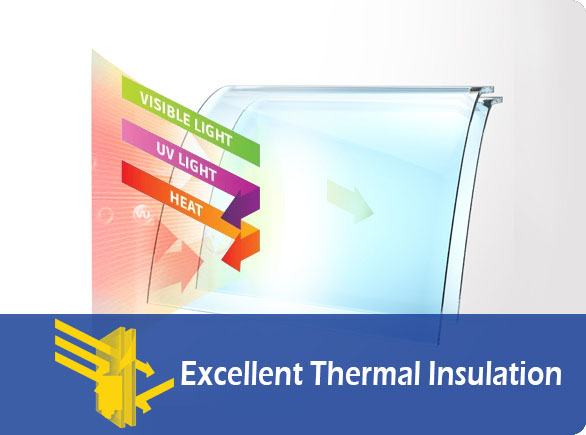 Excellente isolation thermique |Vitrine réfrigérée NW-RG20A