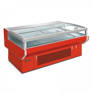 Butcher Shop Plug-In Fresh Meat Display Showcase Chiller Price For Sale | factory and manufacturers