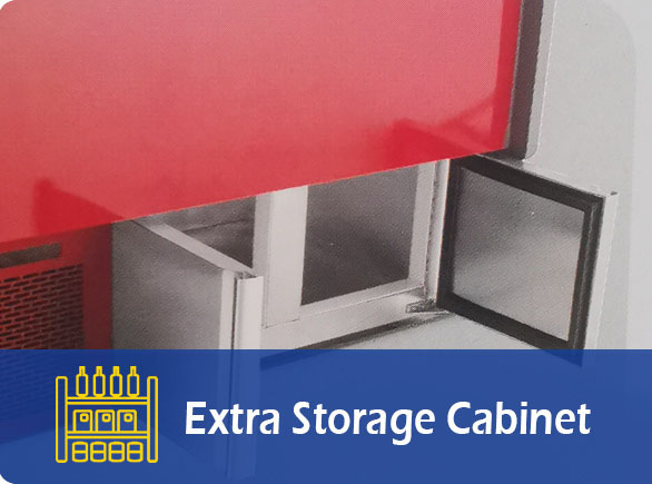 Extra Storage Cabinet | NW-RG30AF display freezer for meat shop
