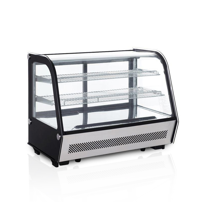 NW-RTW160L Commercial Small Counter Top Showcase Cake And Pastry Display Chiller Fridges
