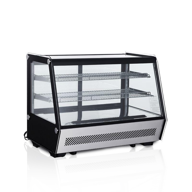 Commercial Bakery Cake And Pastry Glass Display Counter Cooler Fridge Units