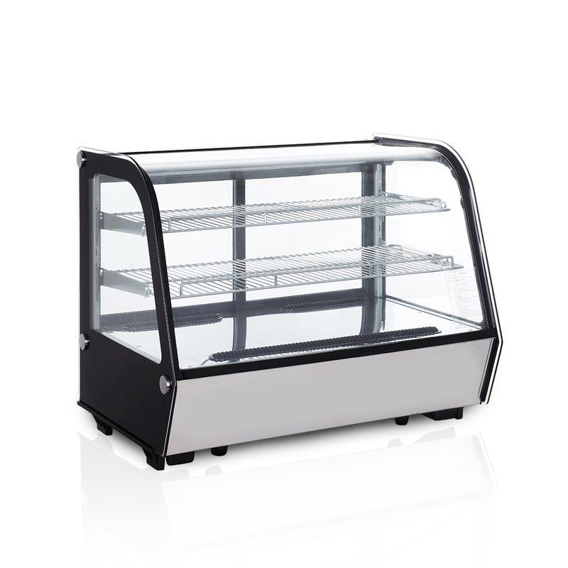 NW-RTW160L-4 Bakery Countertop Small Donut And Pastry Food Refrigerated Glass Display Cases