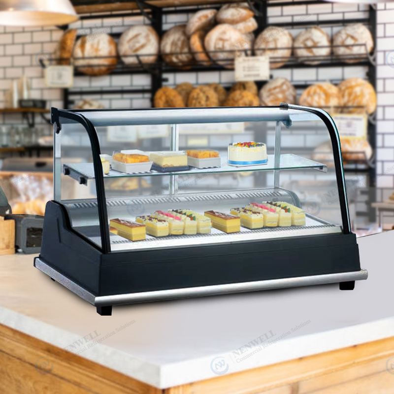 Countertop Cake And Pastry Display Cooler Refrigerator For Bakery Shop