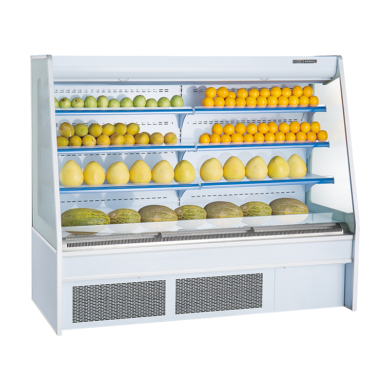 I-Supermarket Plug-in Multideck Open Air Curtain Display Fridge Yemifino Nezithelo Ezintsha