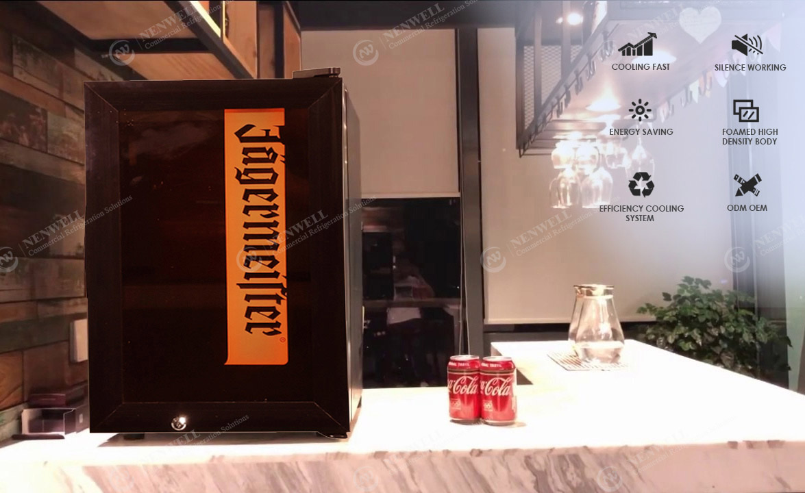 NW-SC21 Miglior prezzo per la vendita di frigoriferi con display per bevande da appoggio in vetro per piccole porte commerciali |fabbriche e produttori