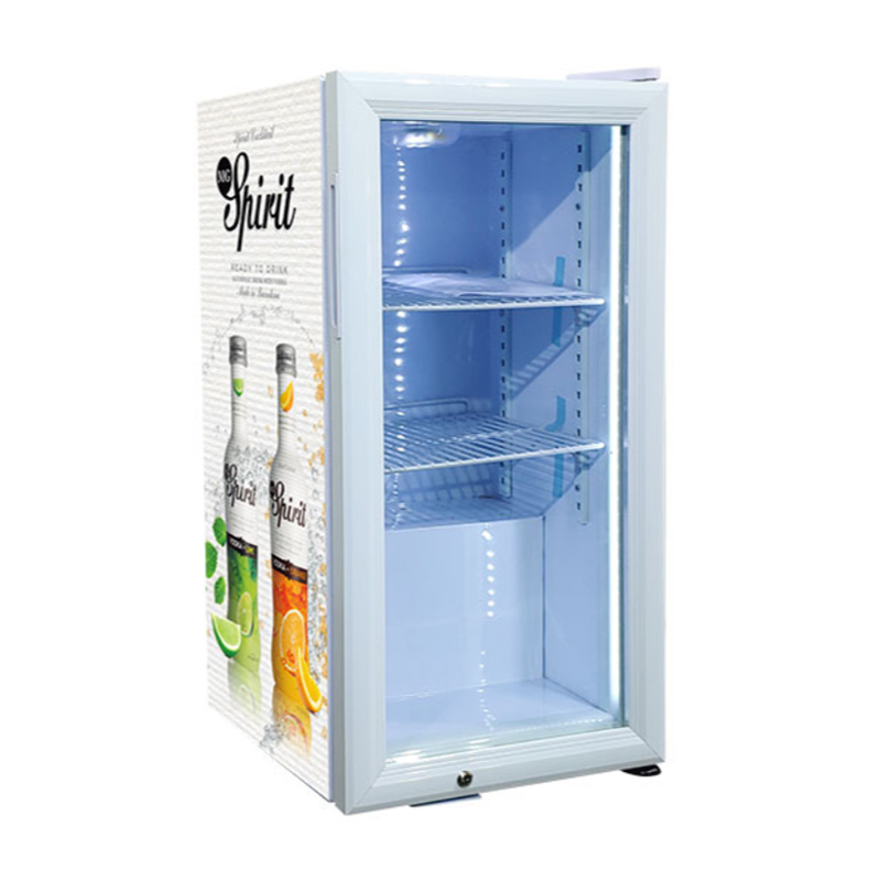 Commercial Mini Beer And Drink Glass Door Countertop Display Coolers And Refrigerators