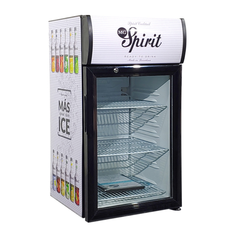 Commercial Glass Door Counter Top Display Chiller Cabinet Refrigeration