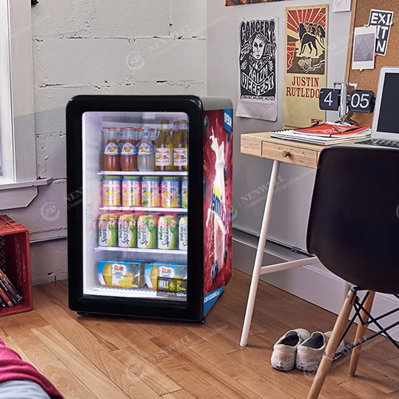 Refrigerador comercial pequeño para mostrador de cervezas y bebidas
