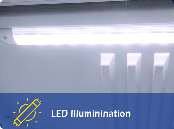 LED Illuminination | NW-SC68D Beer Countertop Fridge