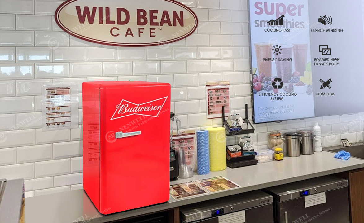 NW-SC80H Commercial Small Solid Door Drink And Beer Countertop Storage Fridge Price For Sale | manufacturers & factories