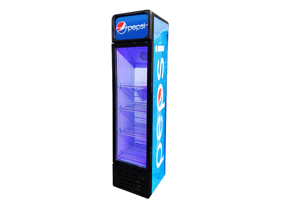 NW-SD135BG-Freestanding Slimline Retro Display Refrigerator (Malamig) Para sa Pag-promote ng Pagbebenta ng Inumin at Beer