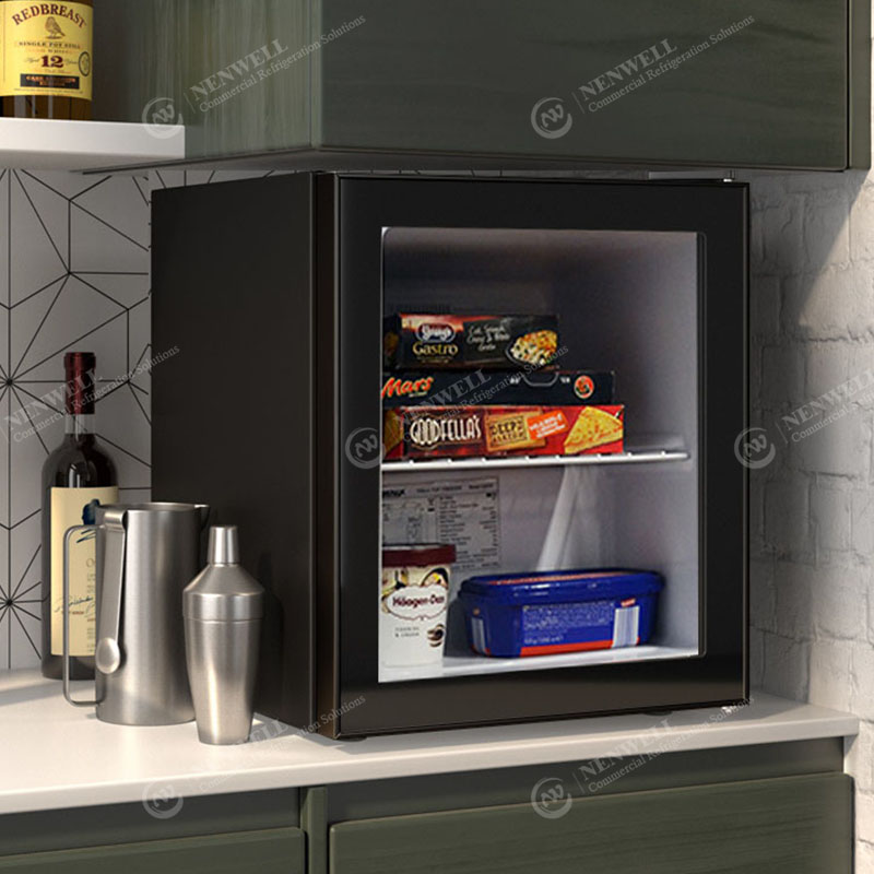 Azụmahịa obere ice cream Countertop Glass Door Ngosipụta friza