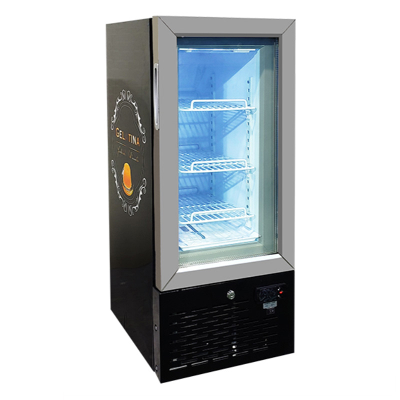 Commercial Small Ice Cream Glass Door Counter Top Display Freezers
