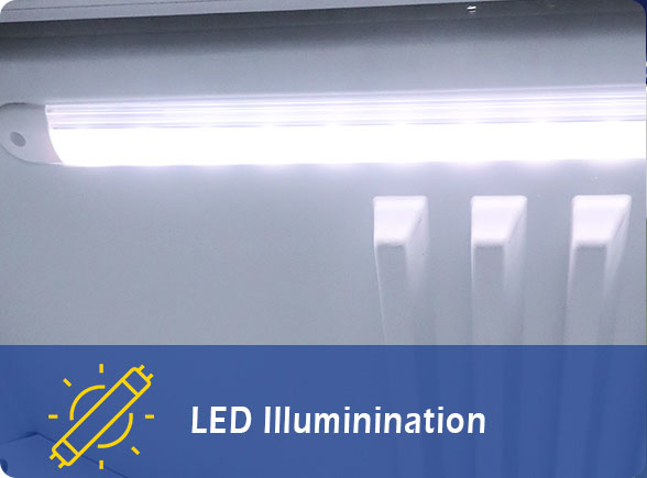 LED Illumination | NW-SD21 Countertop Ice Cream Freezer