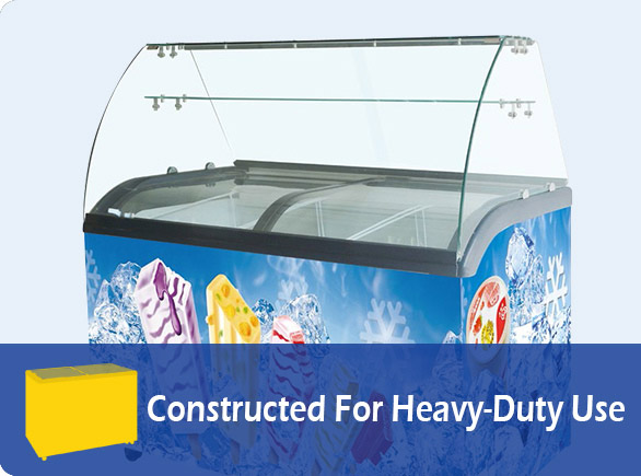 Constructed For Heavy-Duty Use | NW-SD420QIC ice cream freezer sliding door
