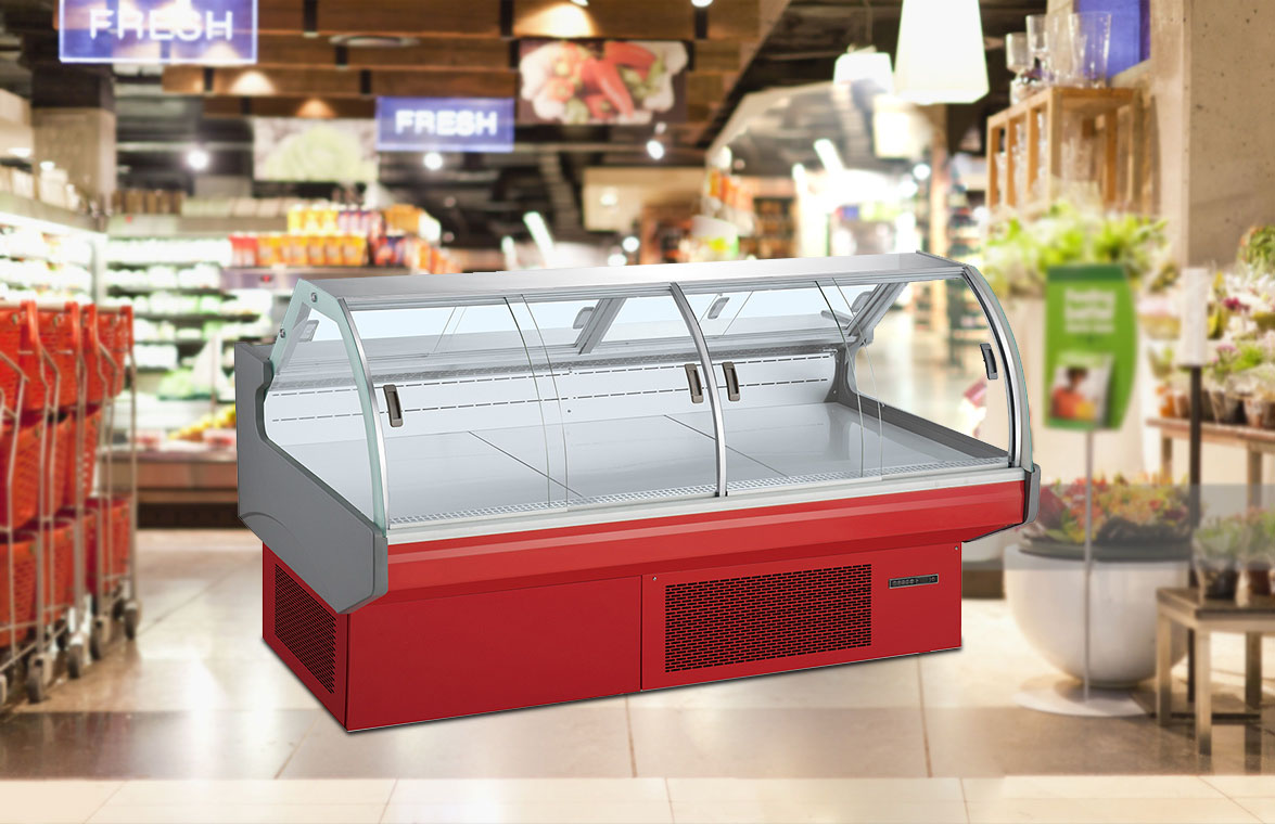NW-SG20AYM Commercial Deli And Cooked Food Serve Over Counter Display Chiller Fridge For Sale