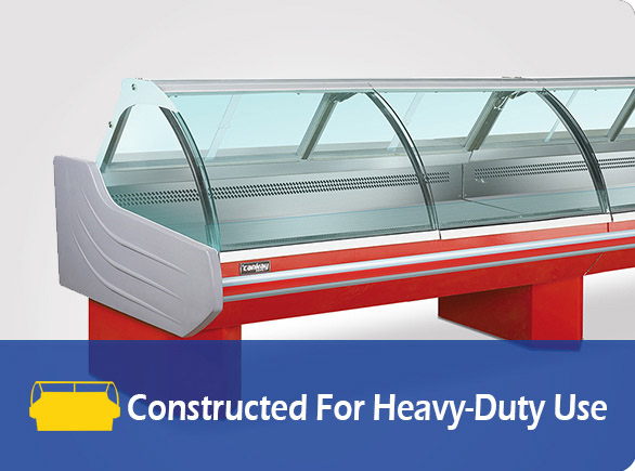 Constructed For Heavy-Duty Use | NW-SG40BKF sandwich bar display fridge