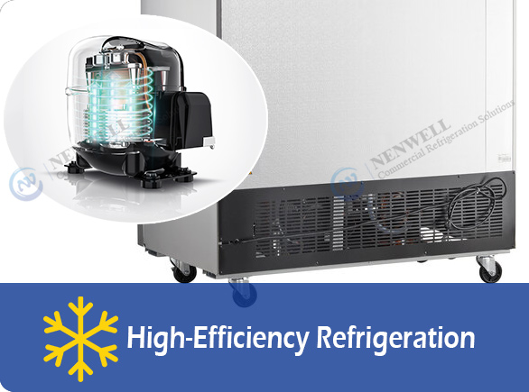 High-Efficiency refrigeration |NW-ST23BFG umnyango omnye obonisa isikhenkcezisi