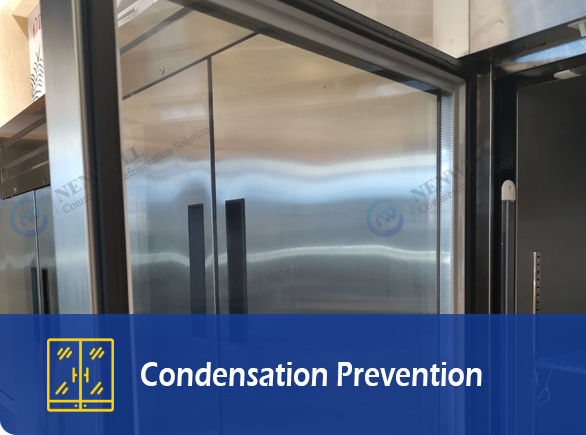 Condensation Prevention | NW-ST72BFG glass door fridge freezer