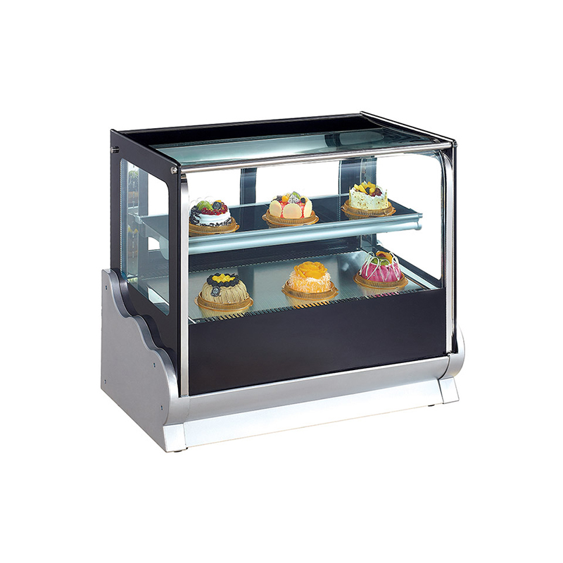 Commercial Counter Table Top Gamay nga Cake Display Refrigerator Para sa Cup Cake Display