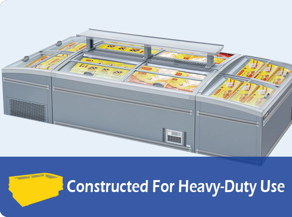Constructed For Heavy-Duty Use | NW-WD18D composite island freezer