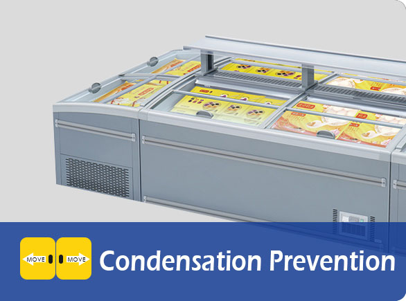 Paglikay sa Condensation |NW-WD18D dako nga display freezer