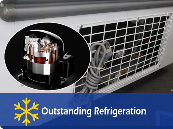 Refrigeración excepcional |NW-WD330Y-290Y-250Y frigorífico-congelador arcón