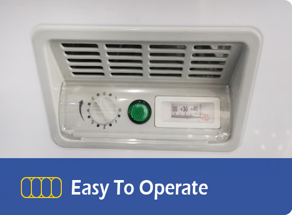 Easy To Operate | NW-WD500Y-700Y sliding glass freezer